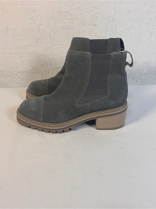 Bernardo Shoes - Bernardo Salem Suede Chelsea Boots Storm Gray Cap Toe Water Resistant Women's 10